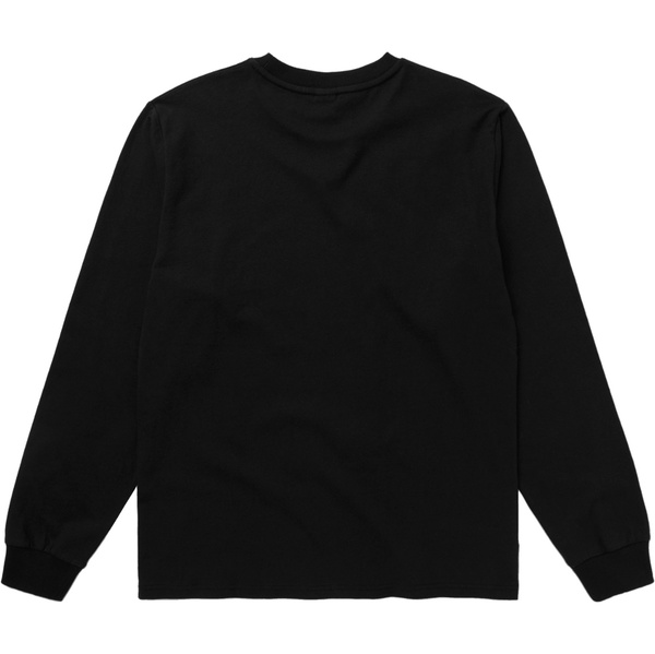 2025 Mystic Männer Heartsease Langarm T-Shirt 35105.260700 - Schwarz